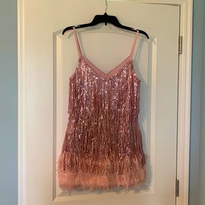 Fun pink dress! Perfect for a fun night out (bachelorette parties, Halloween)